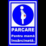 Placuta pentru parcare  mama insarcinata