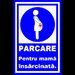 Placuta pentru parcare  mama insarcinata